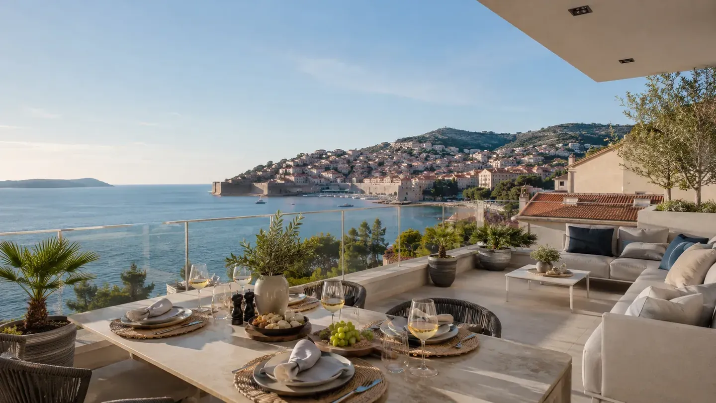 Dobro održavan moderan apartman pripremljen za turističku sezonu